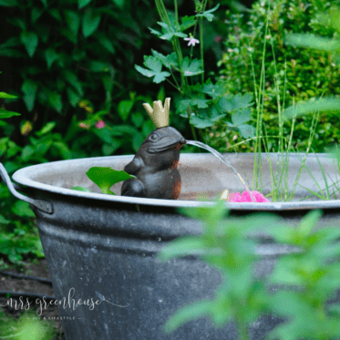 Romantischer Mini-Teich - Garten DIY