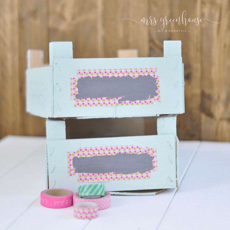 Blumengrüße in der Obstkiste - Frühlings-Upcycling-DIY