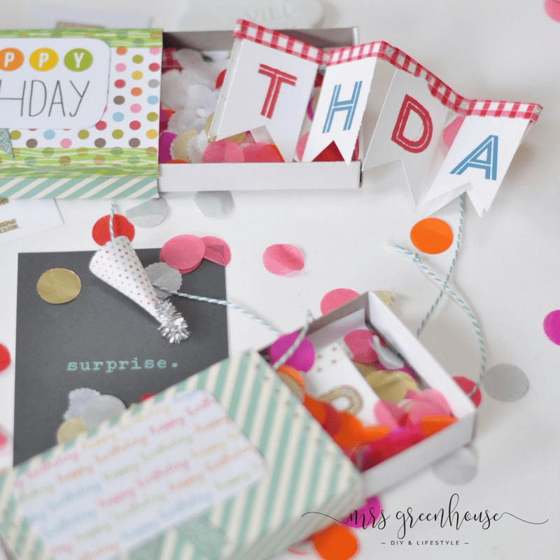 Surprise box zum Geburtstag