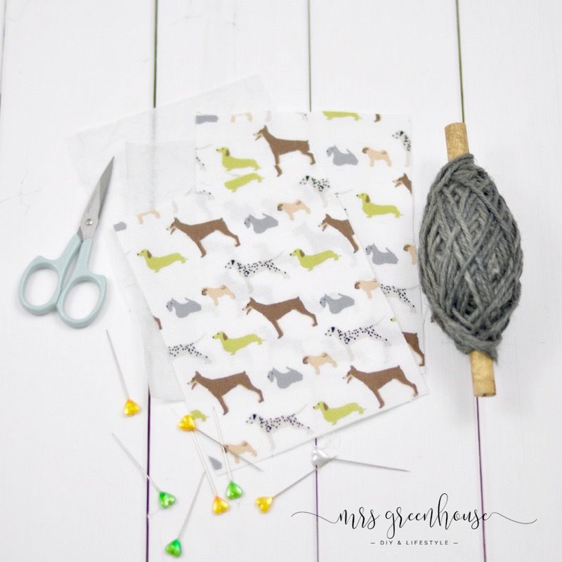 DIY für einen kleinen Leckerliebeutel für den Hund