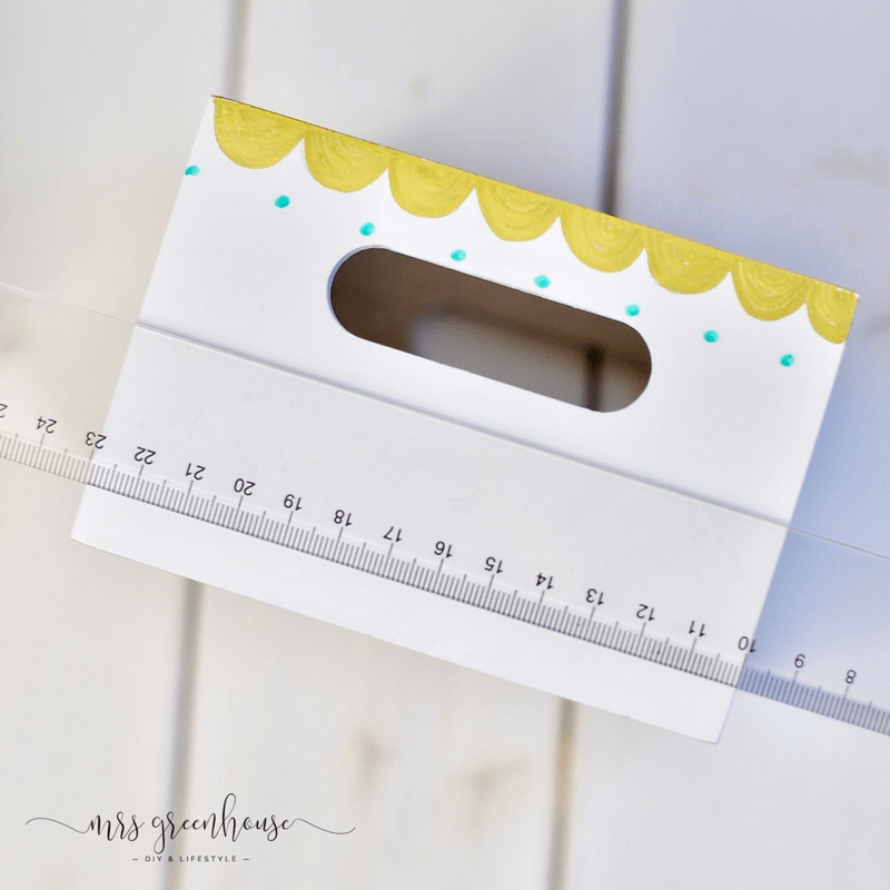 Eine Holzbox verzieren