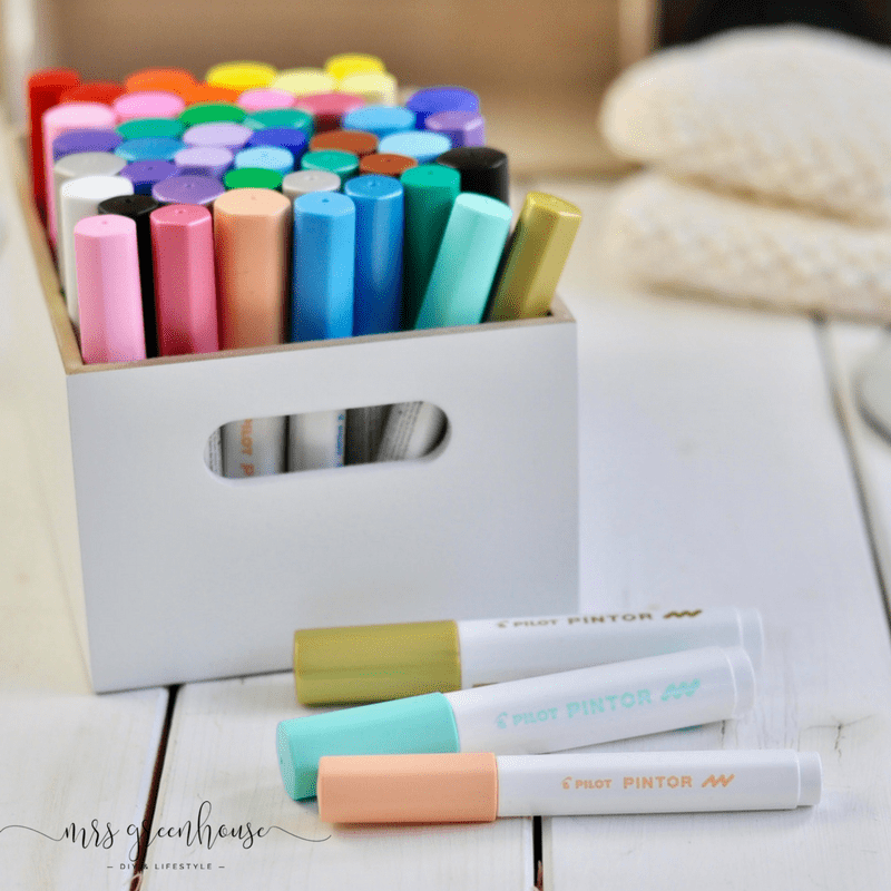 Eine Holzbox verzieren