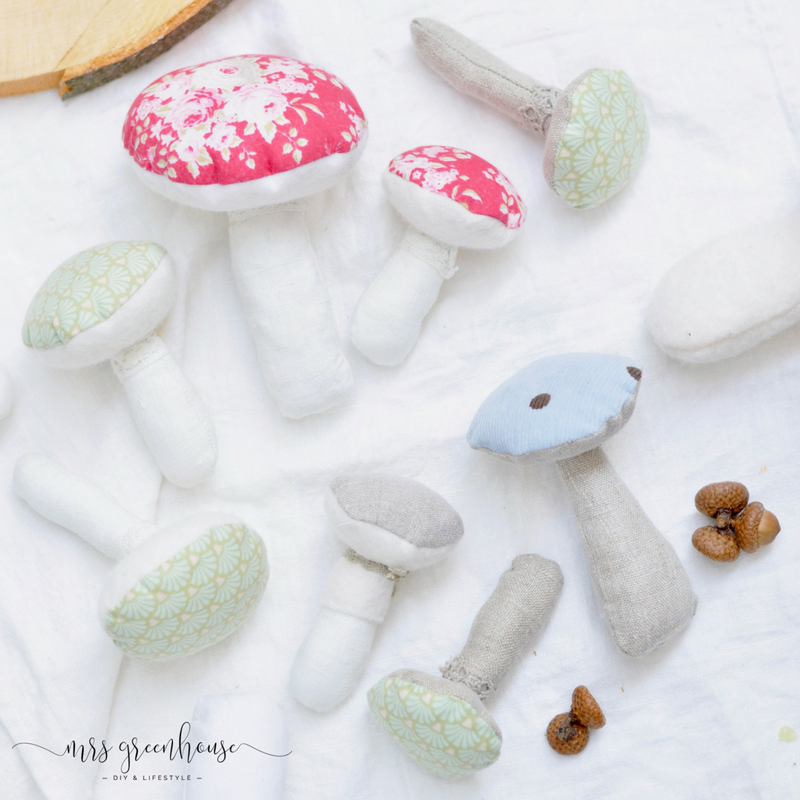 Stoffpilze nähen Mrsgreenhouse