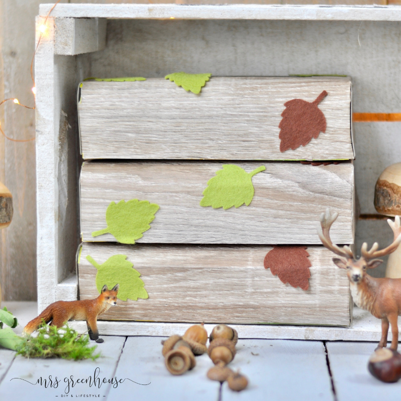 Woodland-Fühlboxen für das Kinderzimmer