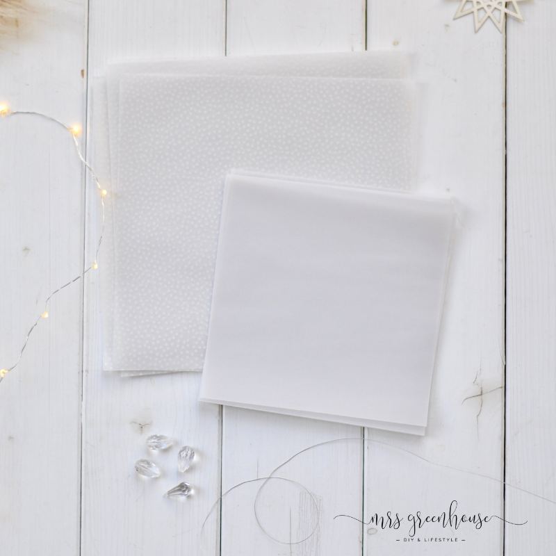 DIY Weihnachtssterne falten