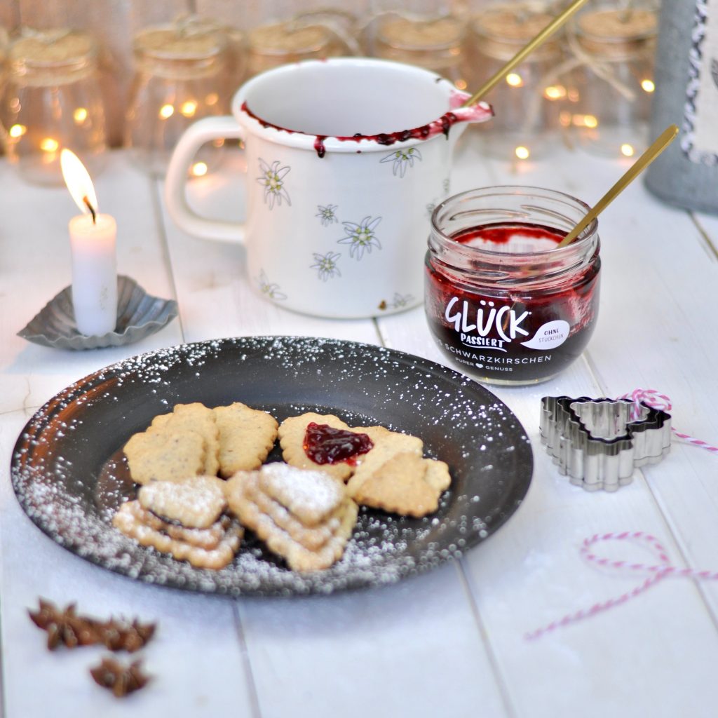 Weihnachtskekse mit GLÜCK Marmelade Mrs Greenhouse DIY Blog mit