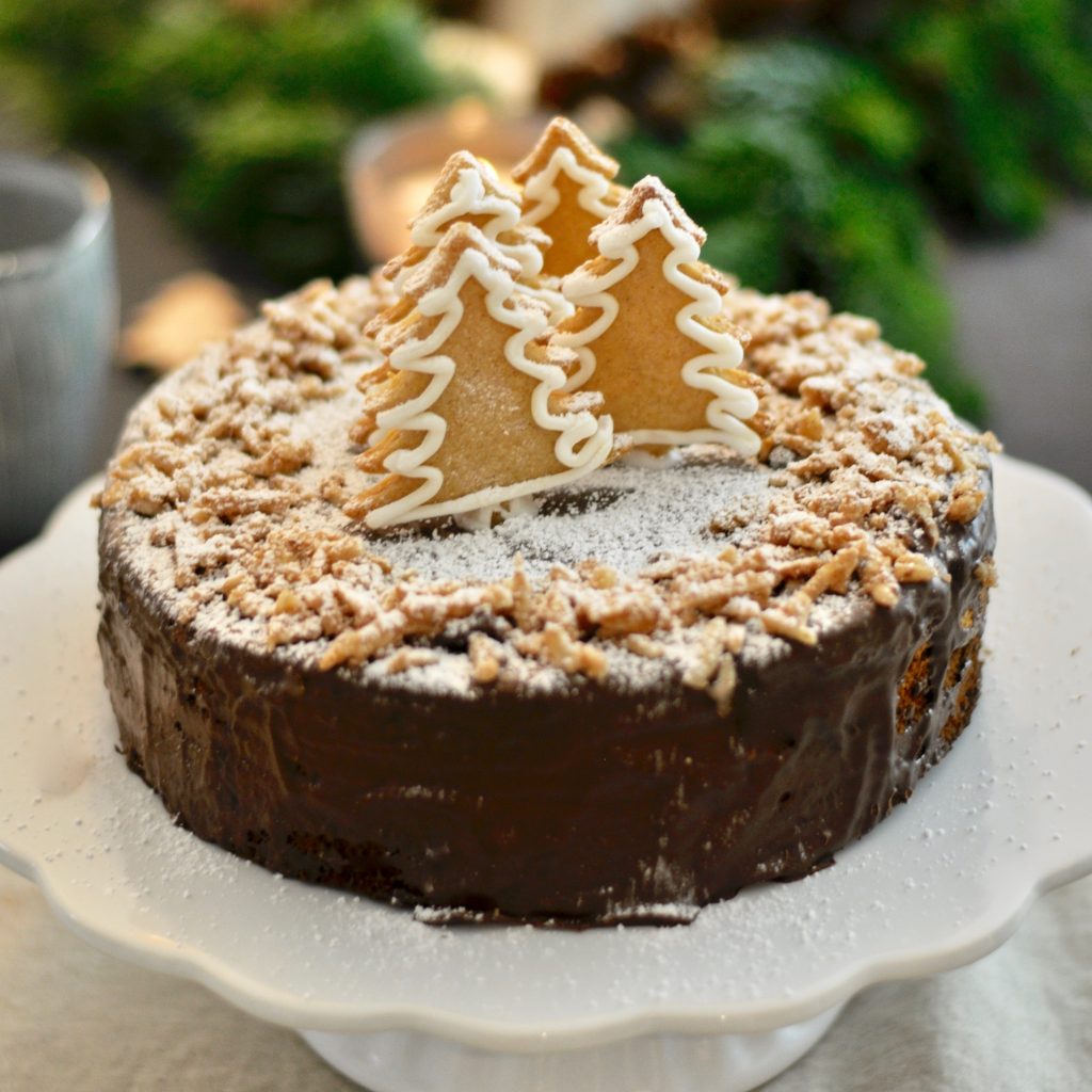 Waldweihnachtliche Tischdekoration