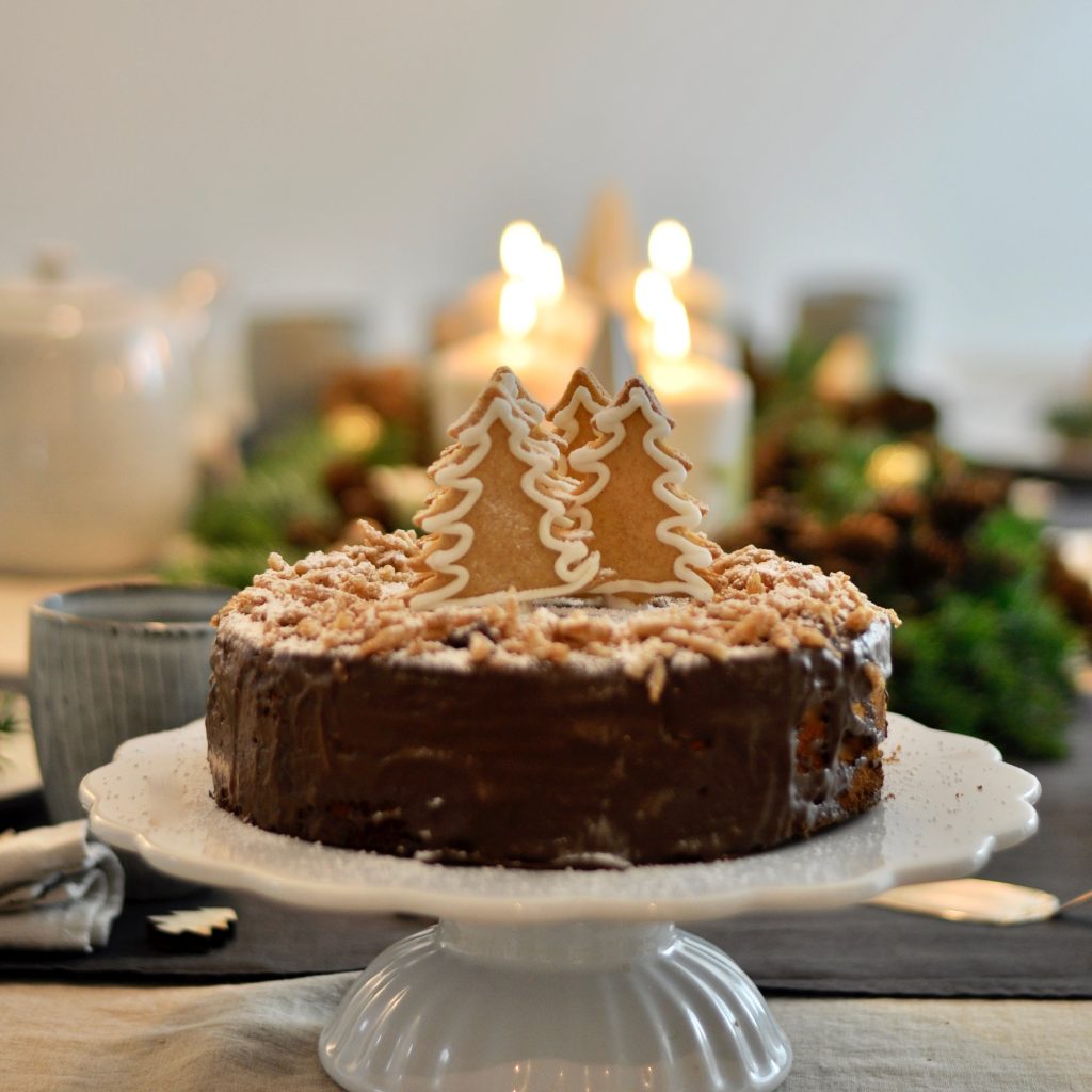 Waldweihnachten Tischdekoration