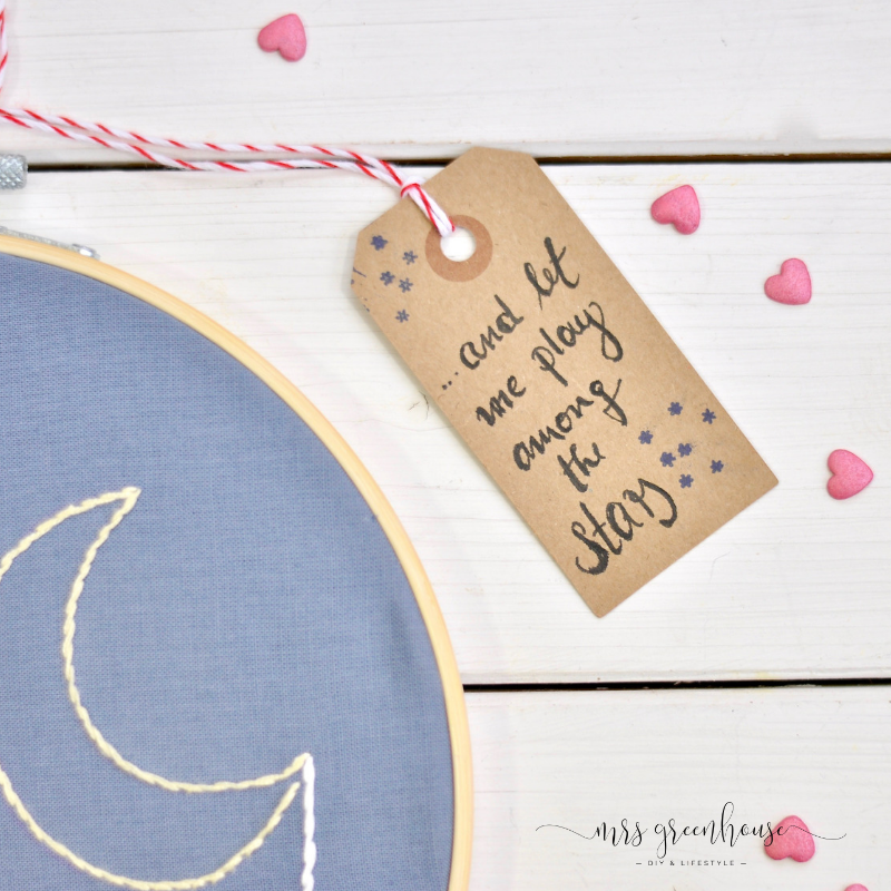 Stickrahmen zum Valentinstag