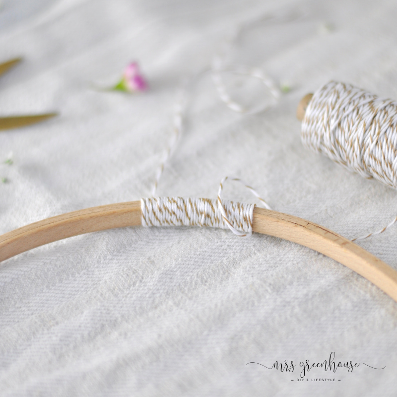 Blütenkranz mit Schleierkraut