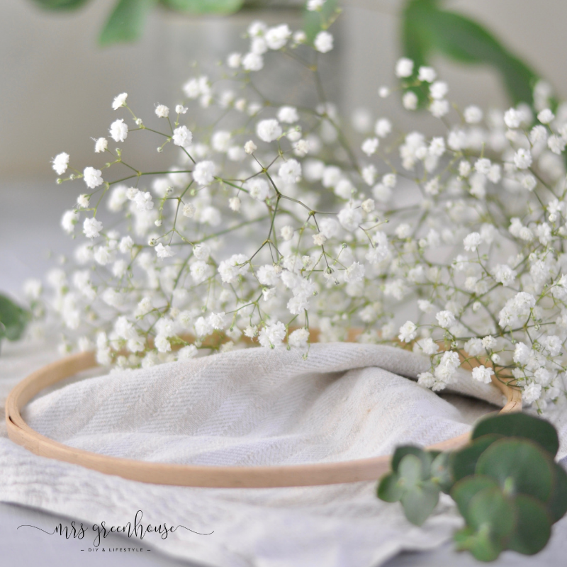 Blütenkranz mit Schleierkraut