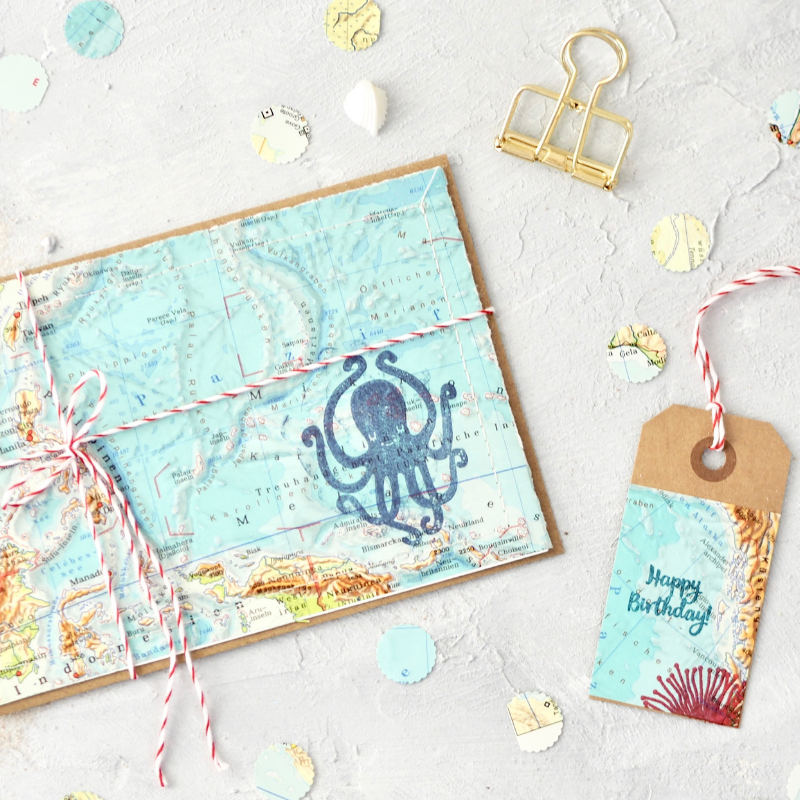 Basteln mit Landkarten