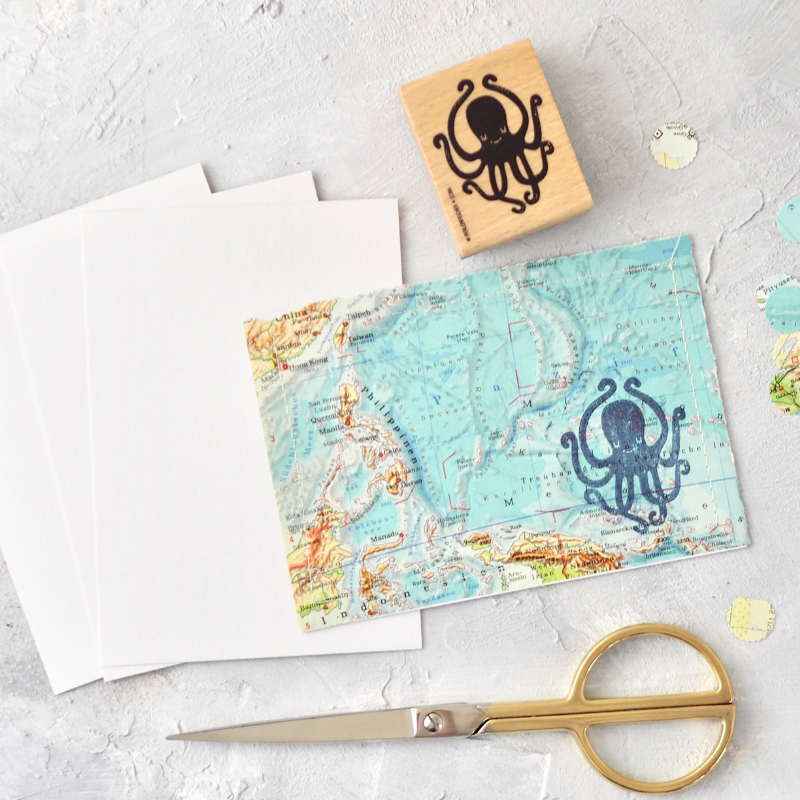 Basteln mit Landkarten