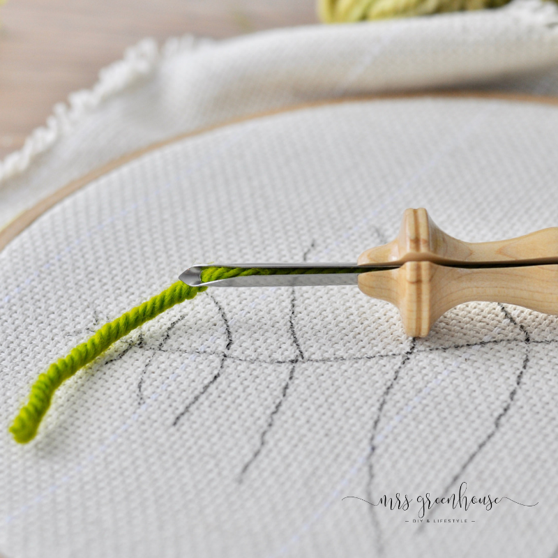 Punch Needle Farn