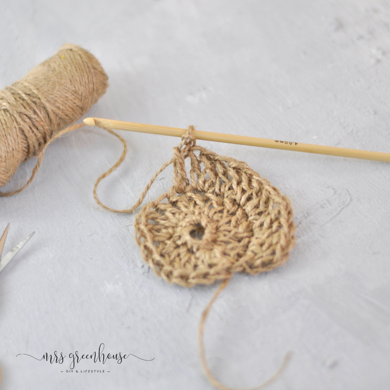 Tischset aus Paketschnur häkeln