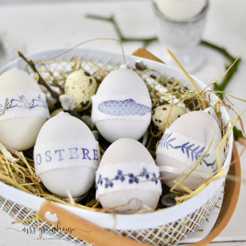 bestempelte Ostereier