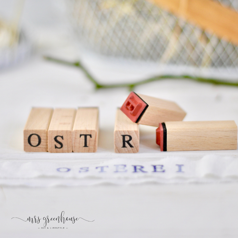 bestempelte Ostereier