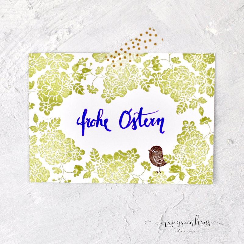 DIY Osterkarten einfach selbstgemacht