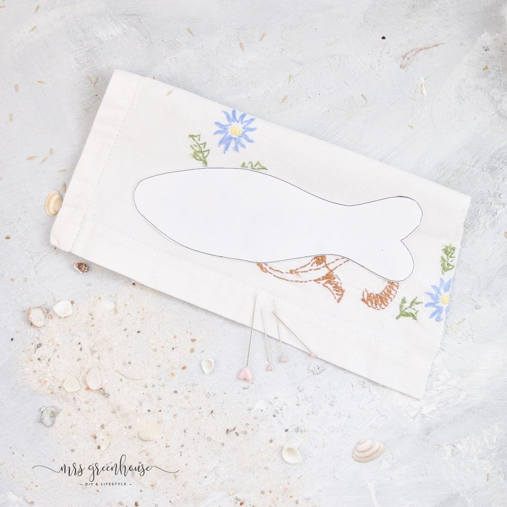 Schnittmuster auflegen 