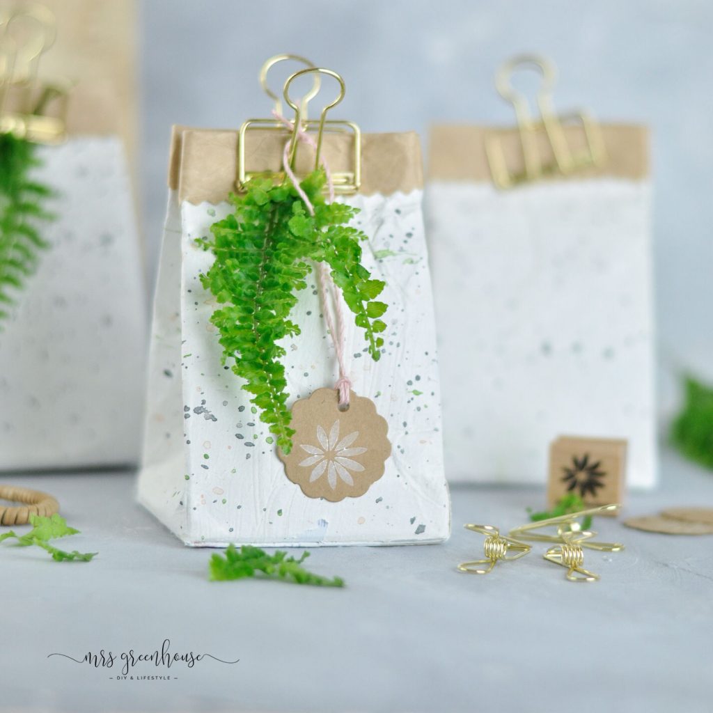 Geschenkverpackung aus Tetrapack-MIlchtüten