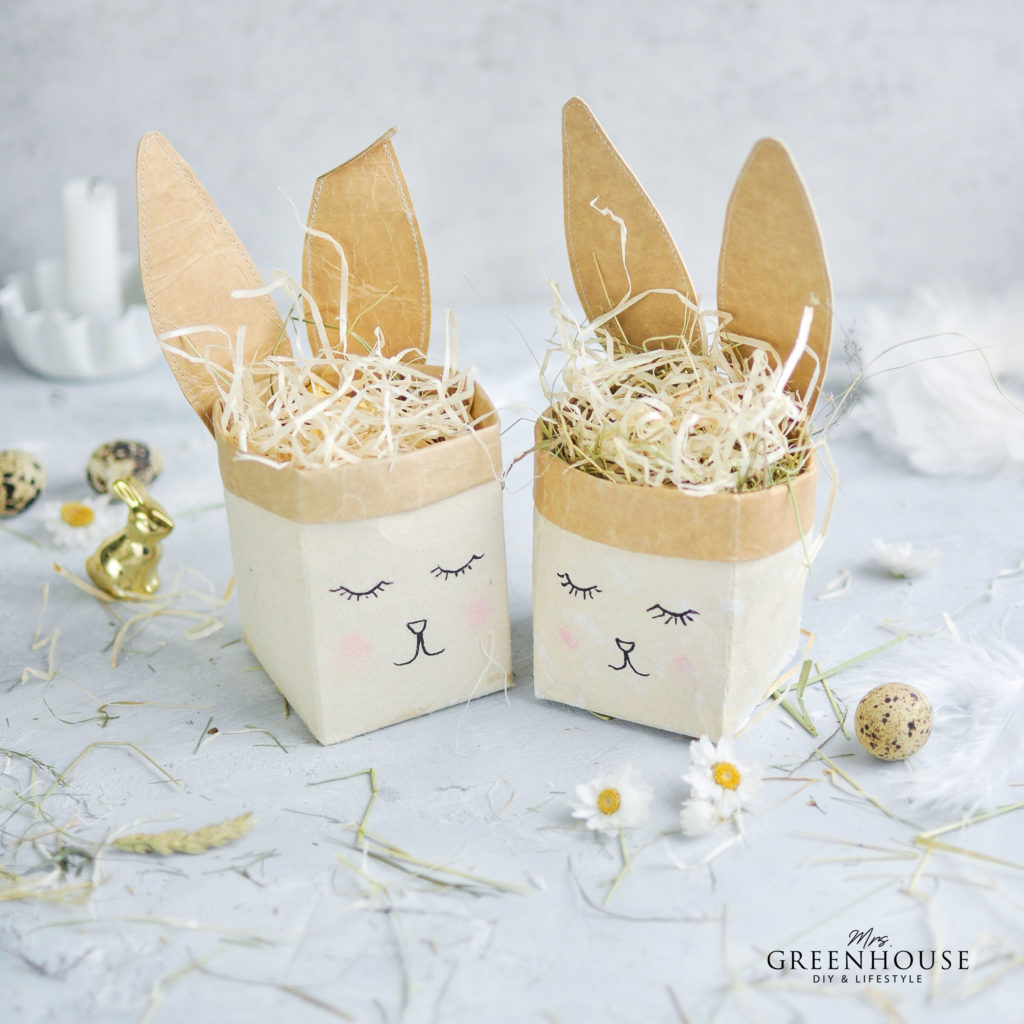 Osterkörbchen aus Milchtüten