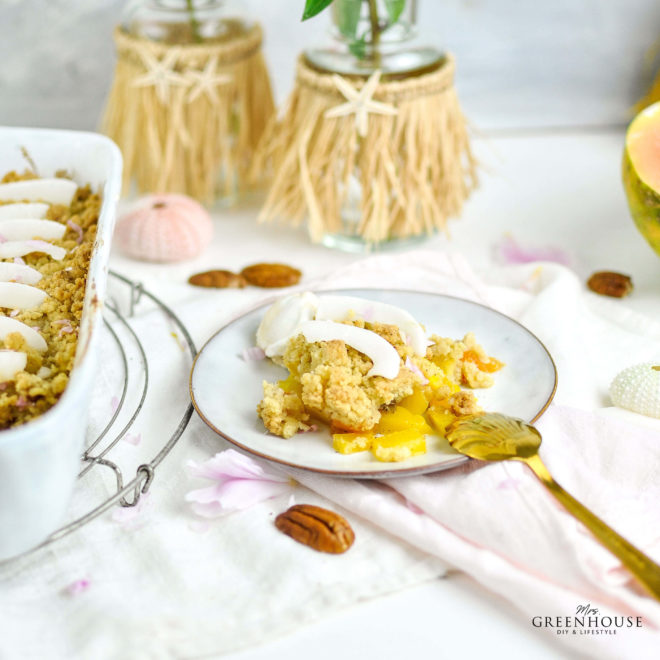 tropischer Crumble Rezept