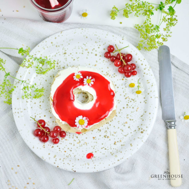 Rezept Bagels mit Johannisbeergelee
