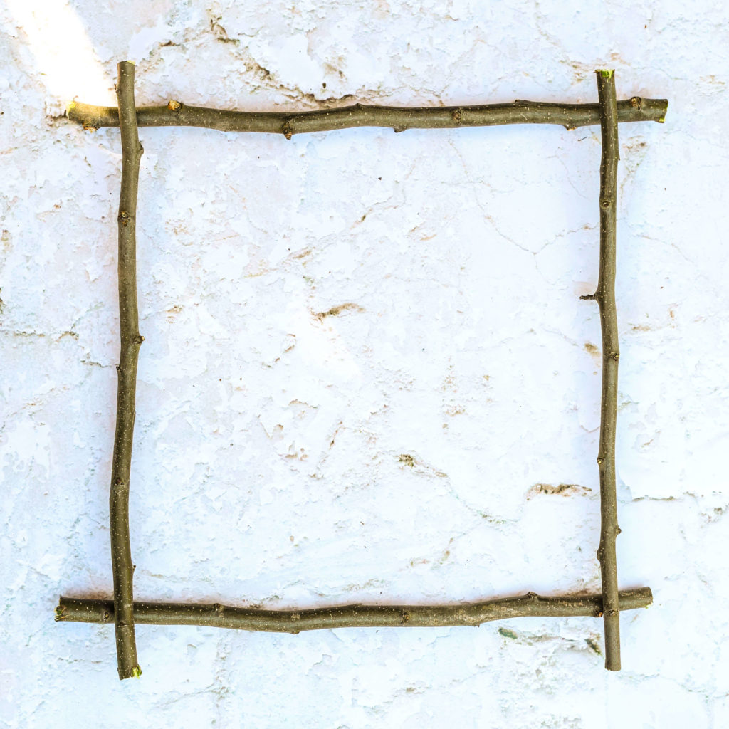 Fensterkreuz zurechtlegen