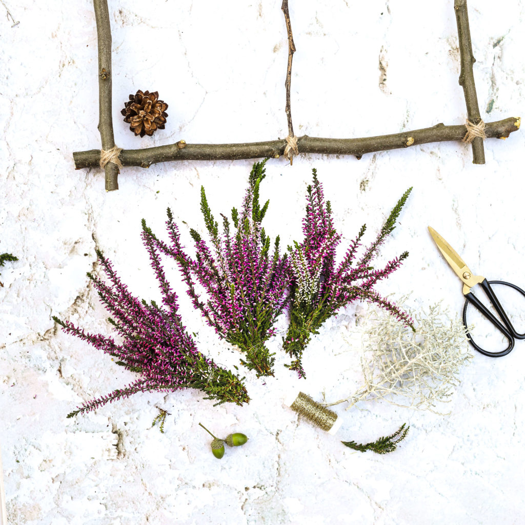 kleine Heidekrautbündel