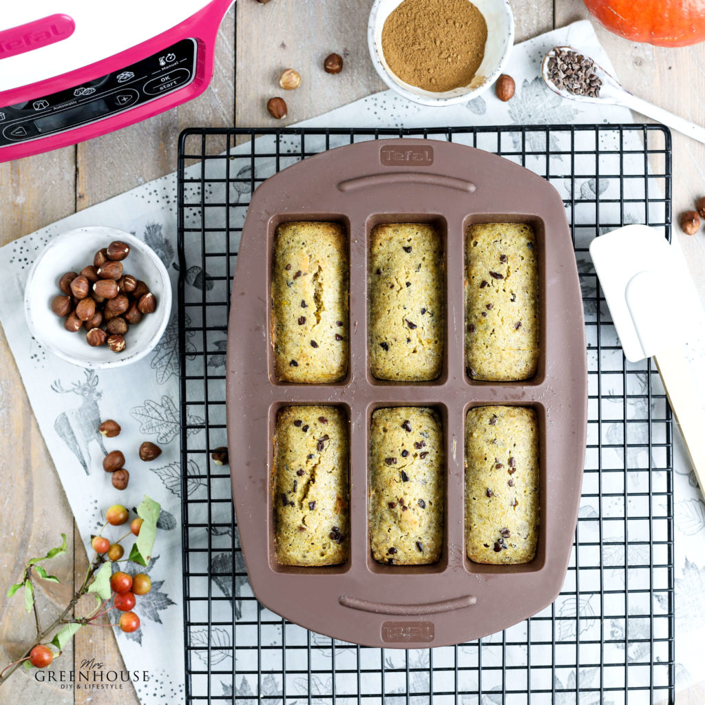 Mini Kuchen mit Kürbis und Zimt