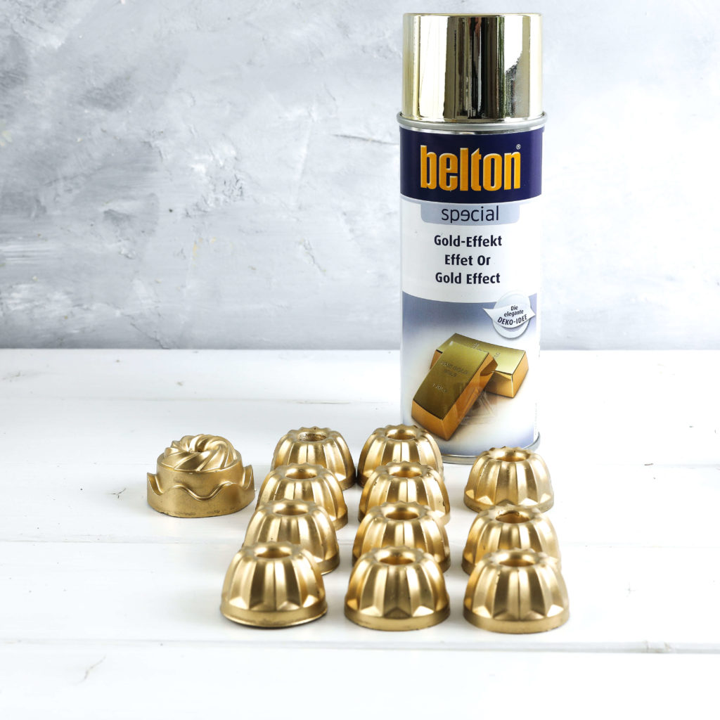 Adventslichter aus Beton