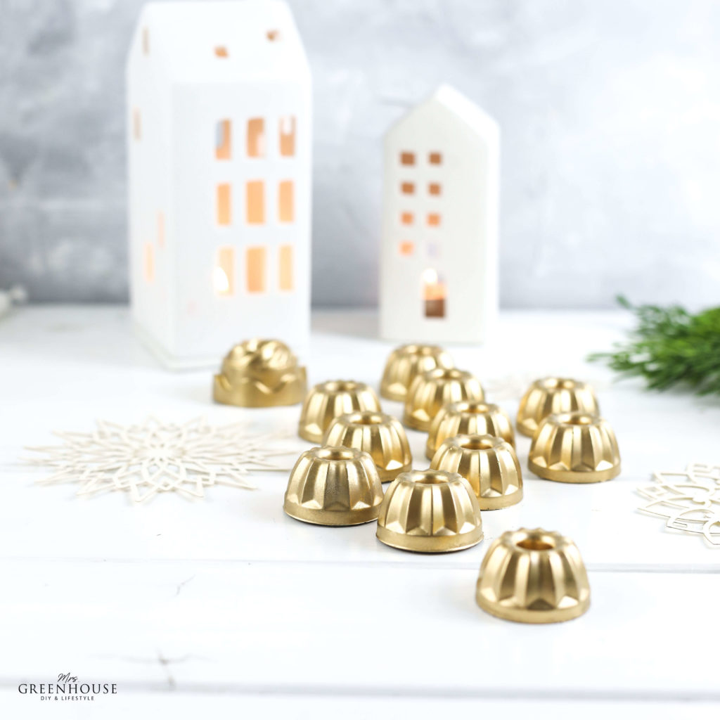 Adventslichter aus Beton