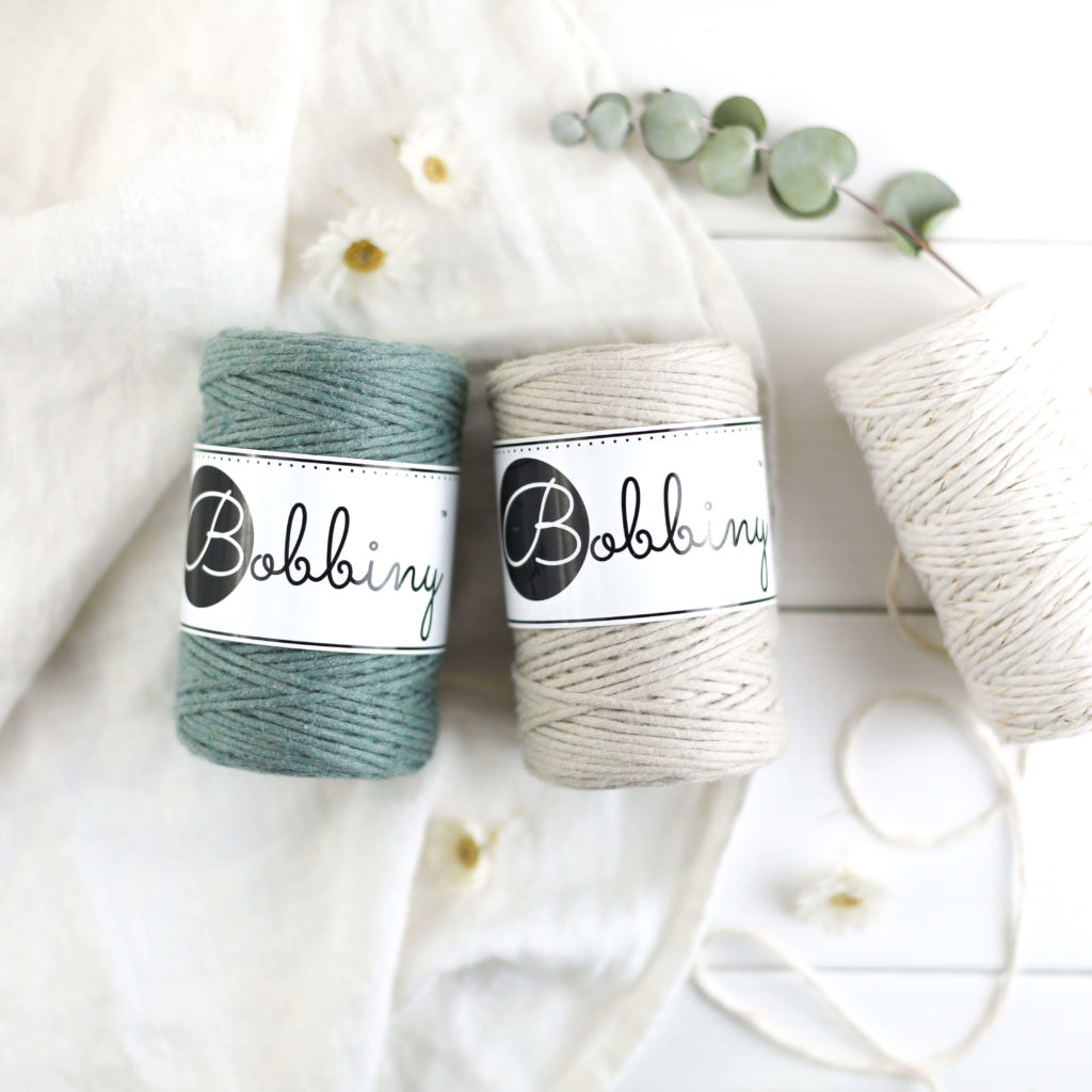 Makramee Garn für Windlicht