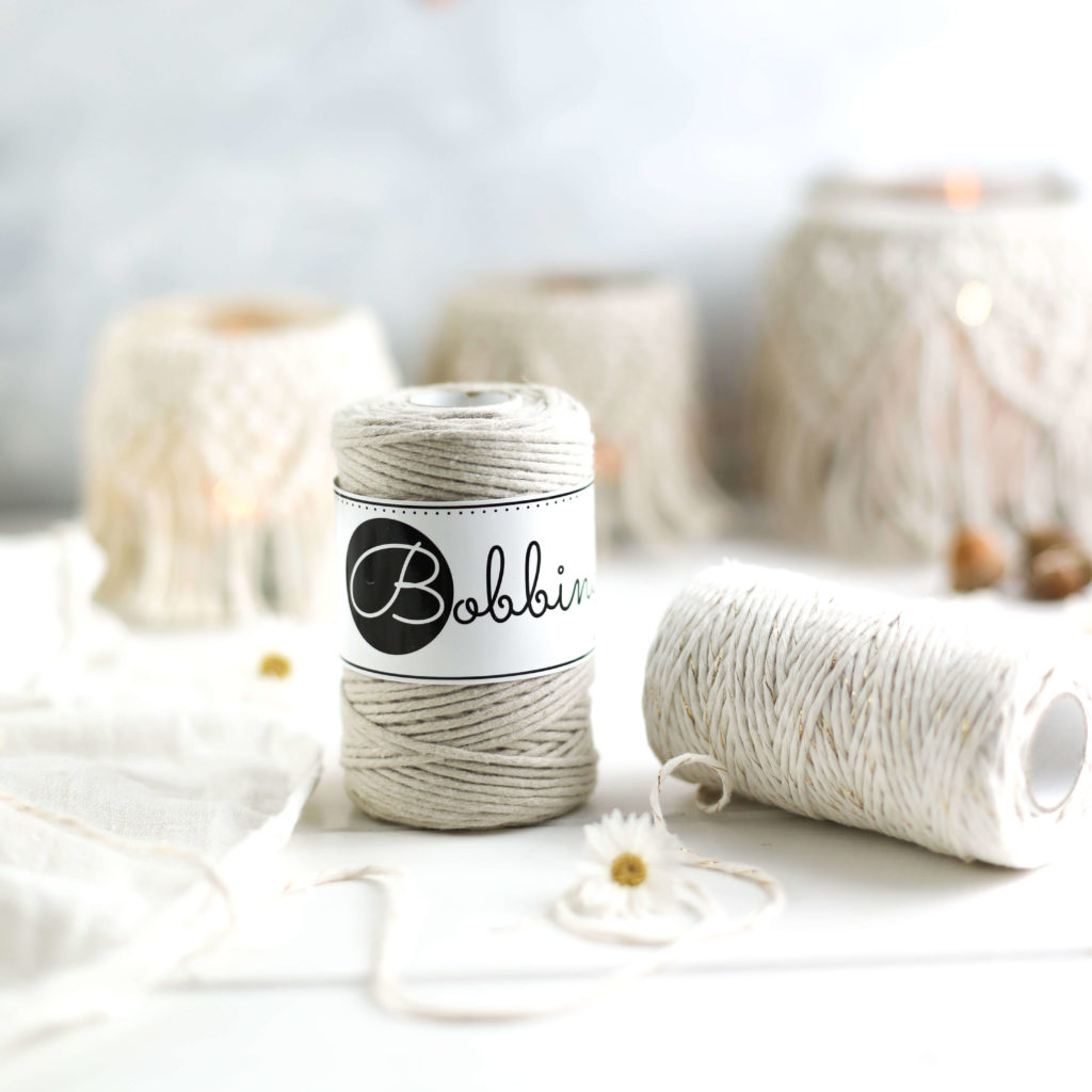 Makramee Garn für Windlichter