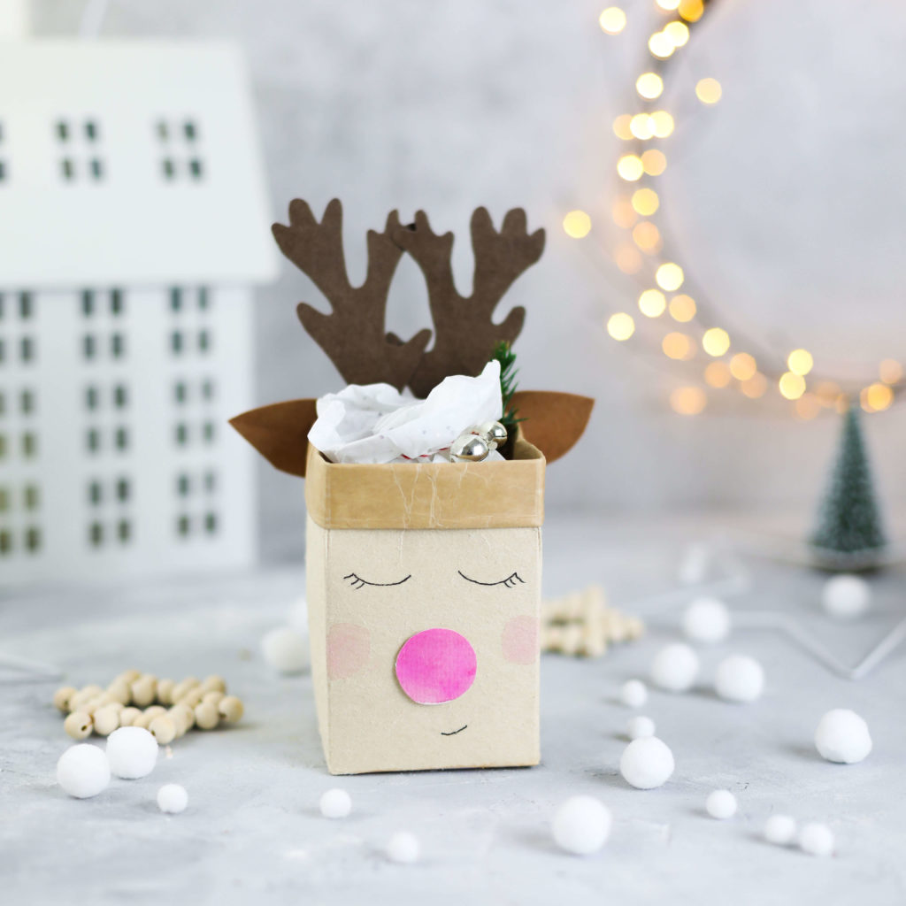 Milchtüten Upcycling Geschenkverpackung Weihnachten