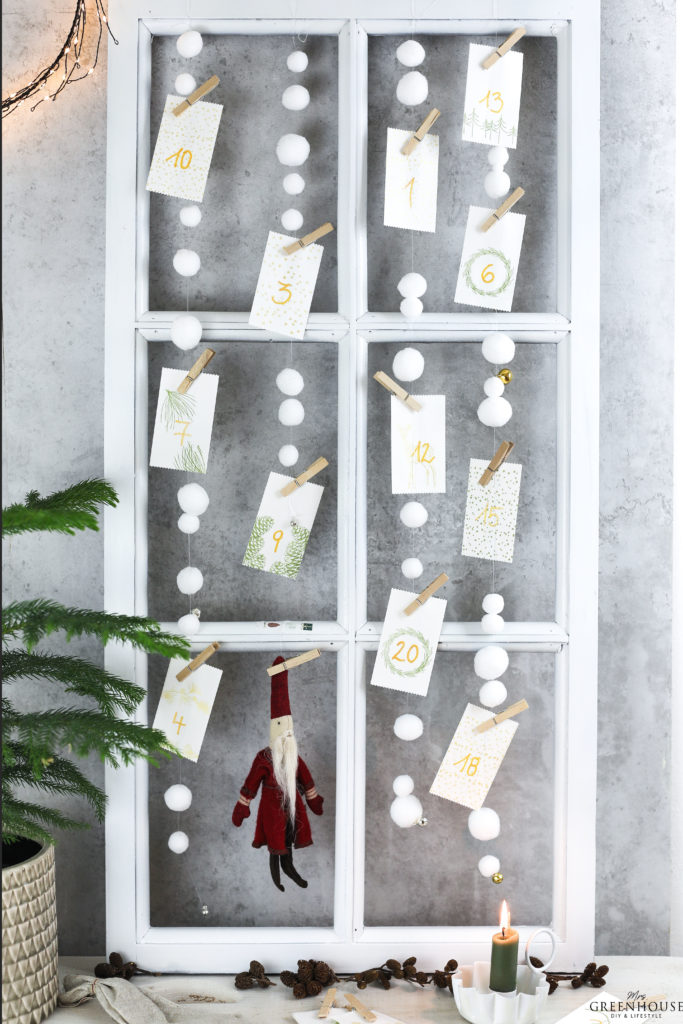 Schneeflocken Adventskalender