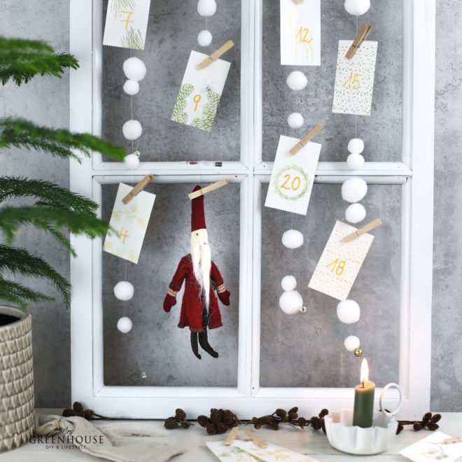 Schneeflocken Adventskalender