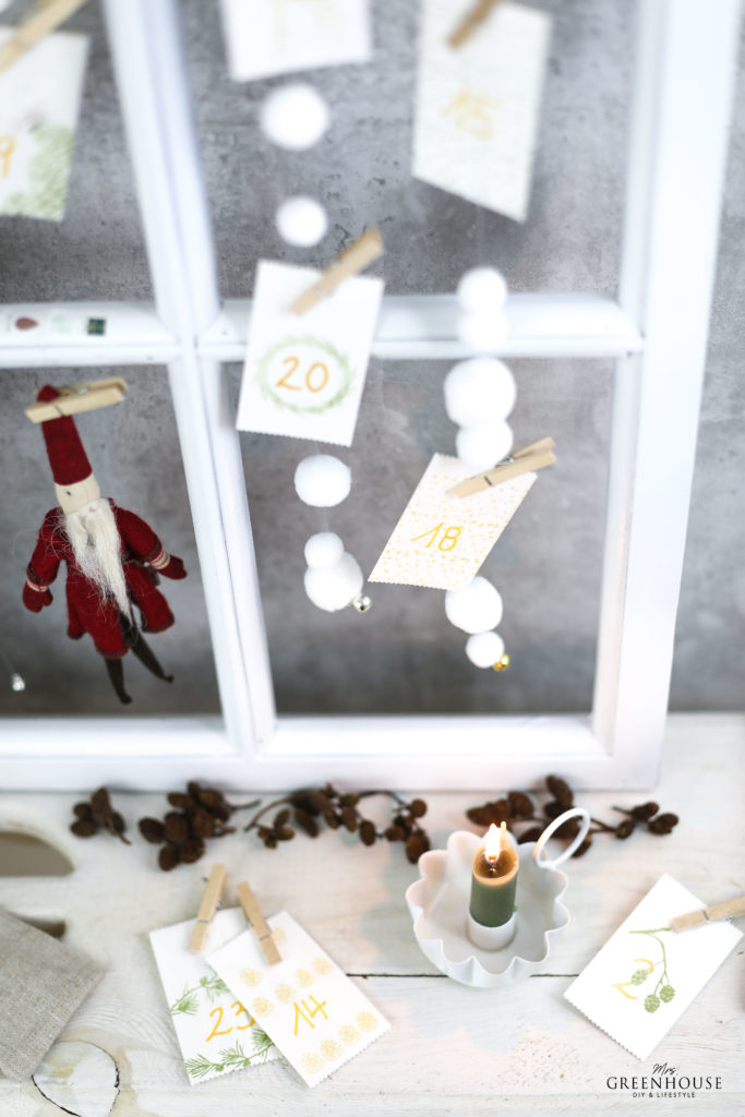 Schneeflocken Adventskalender