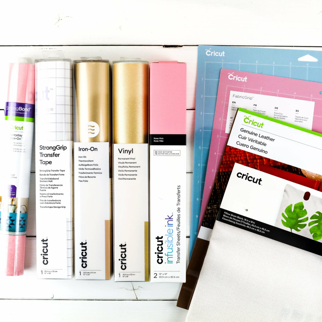 Materialen für den Cricut maker