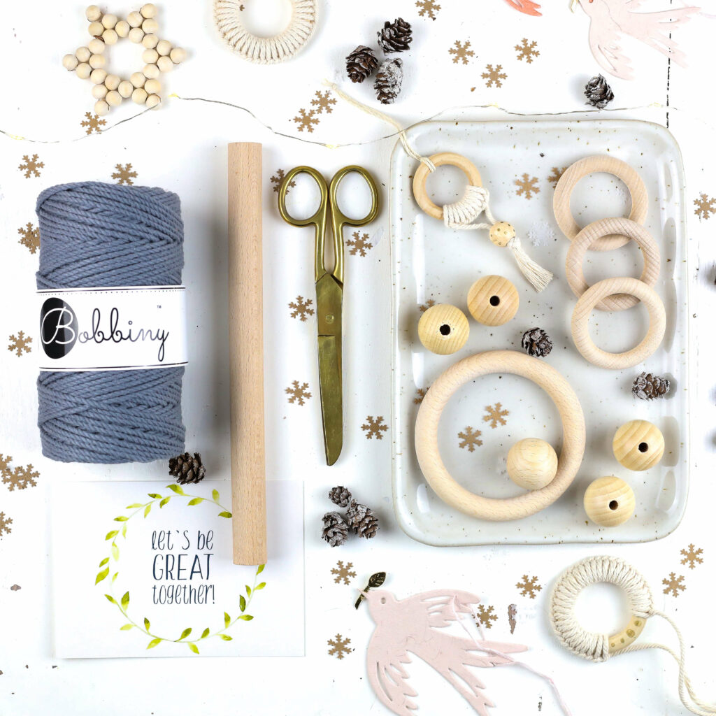 Material für Makramee