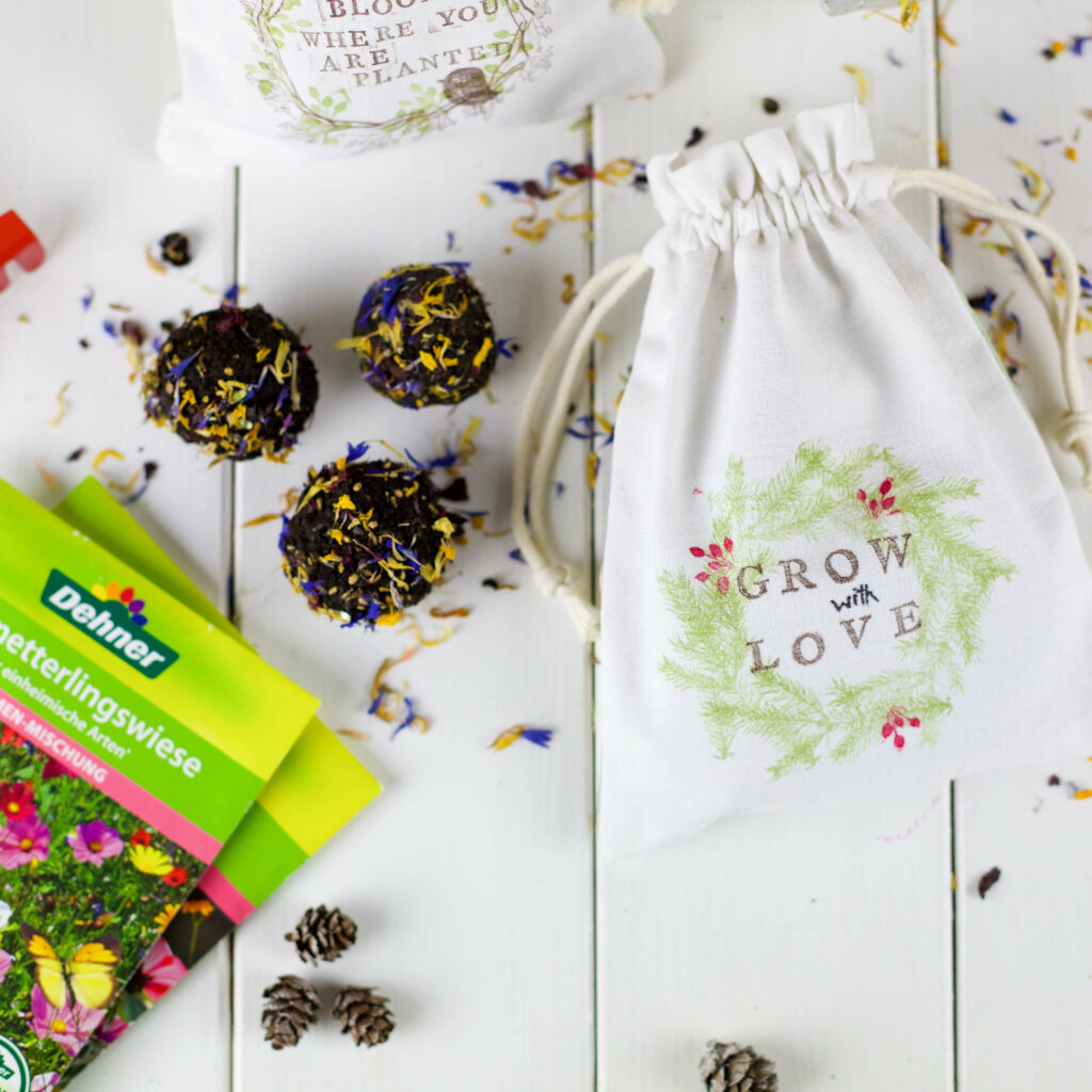 Seedbombs als Geschenkidee