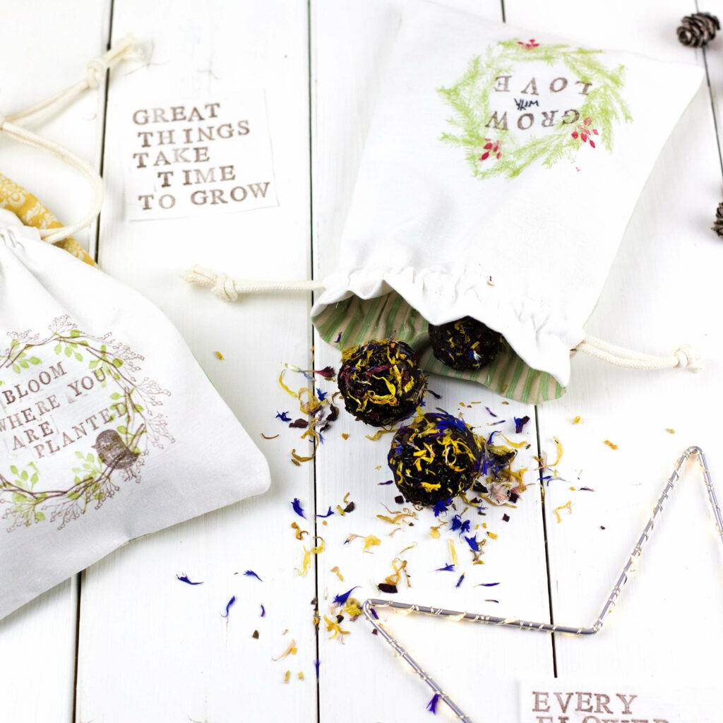 Stoffbeutel für Seedbombs
