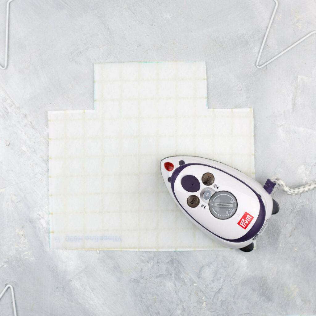 Vlieseline aufbügeln