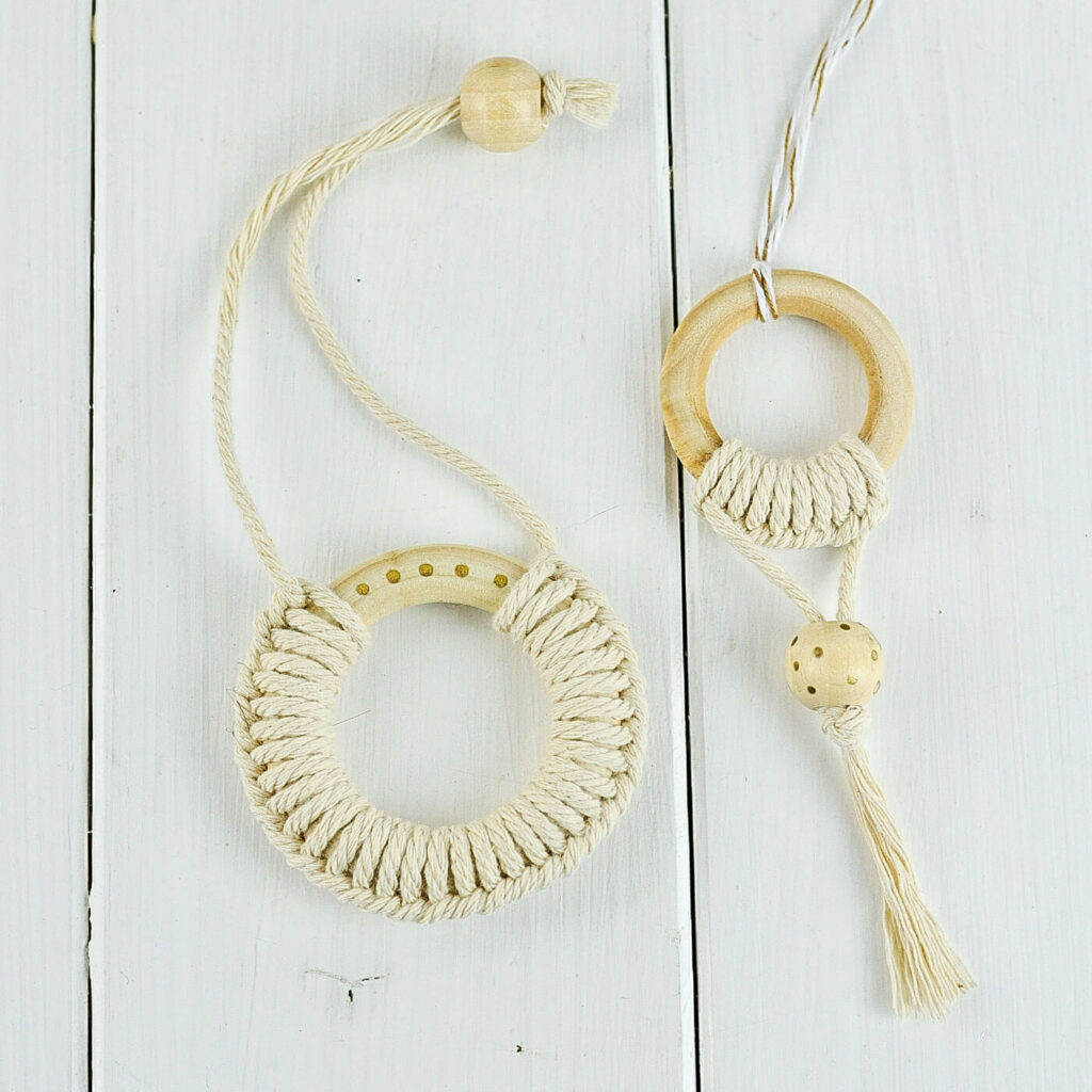 Makramee Baumschmuck