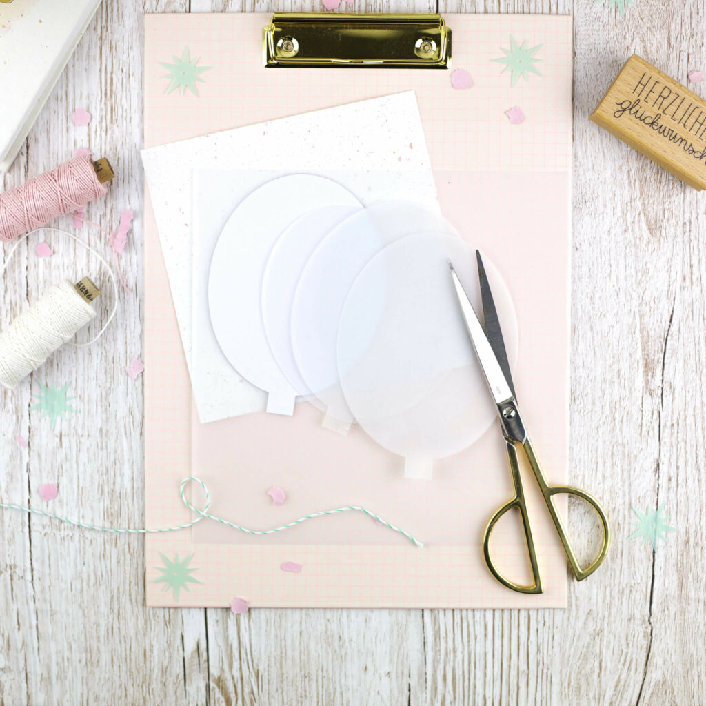 Konfetti Geburtstagskarte