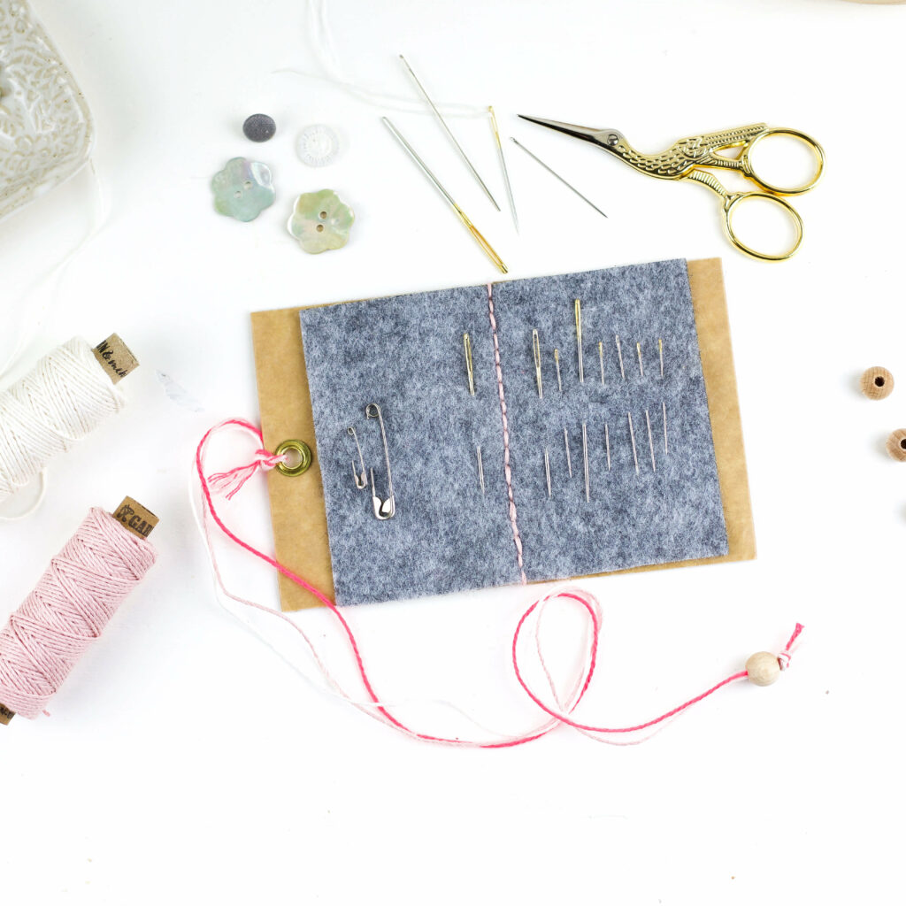 Nadelmäppchen aus Milchtüten basteln