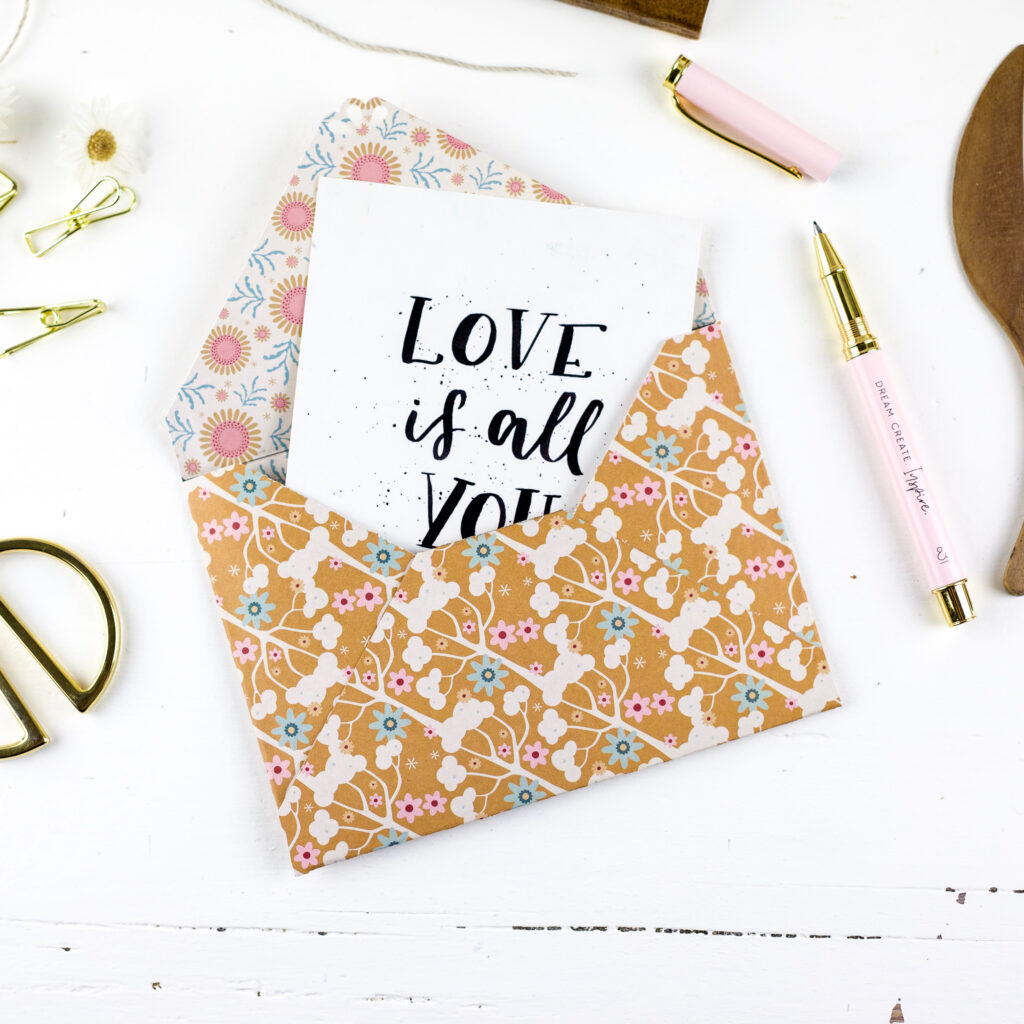 Briefumschlag falten 