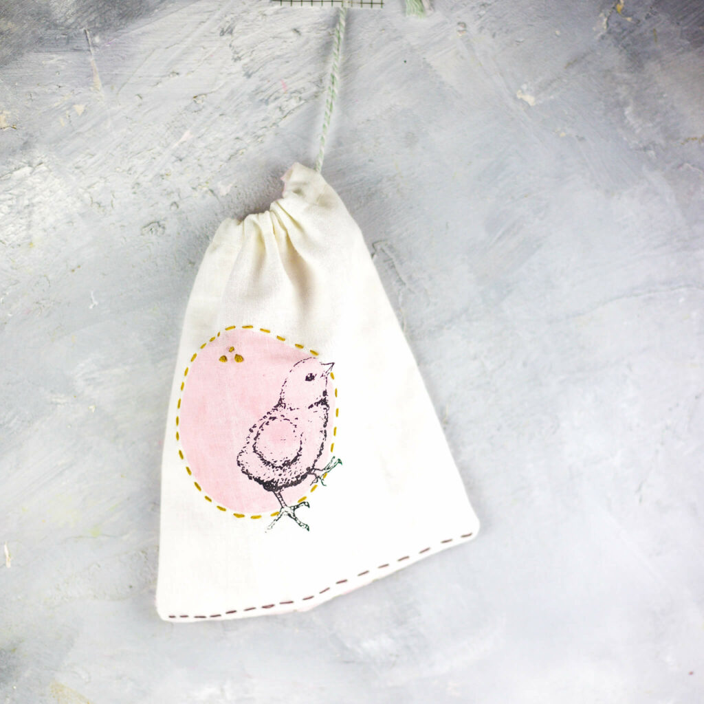 Siebdruck Motive mit Mustern besticken