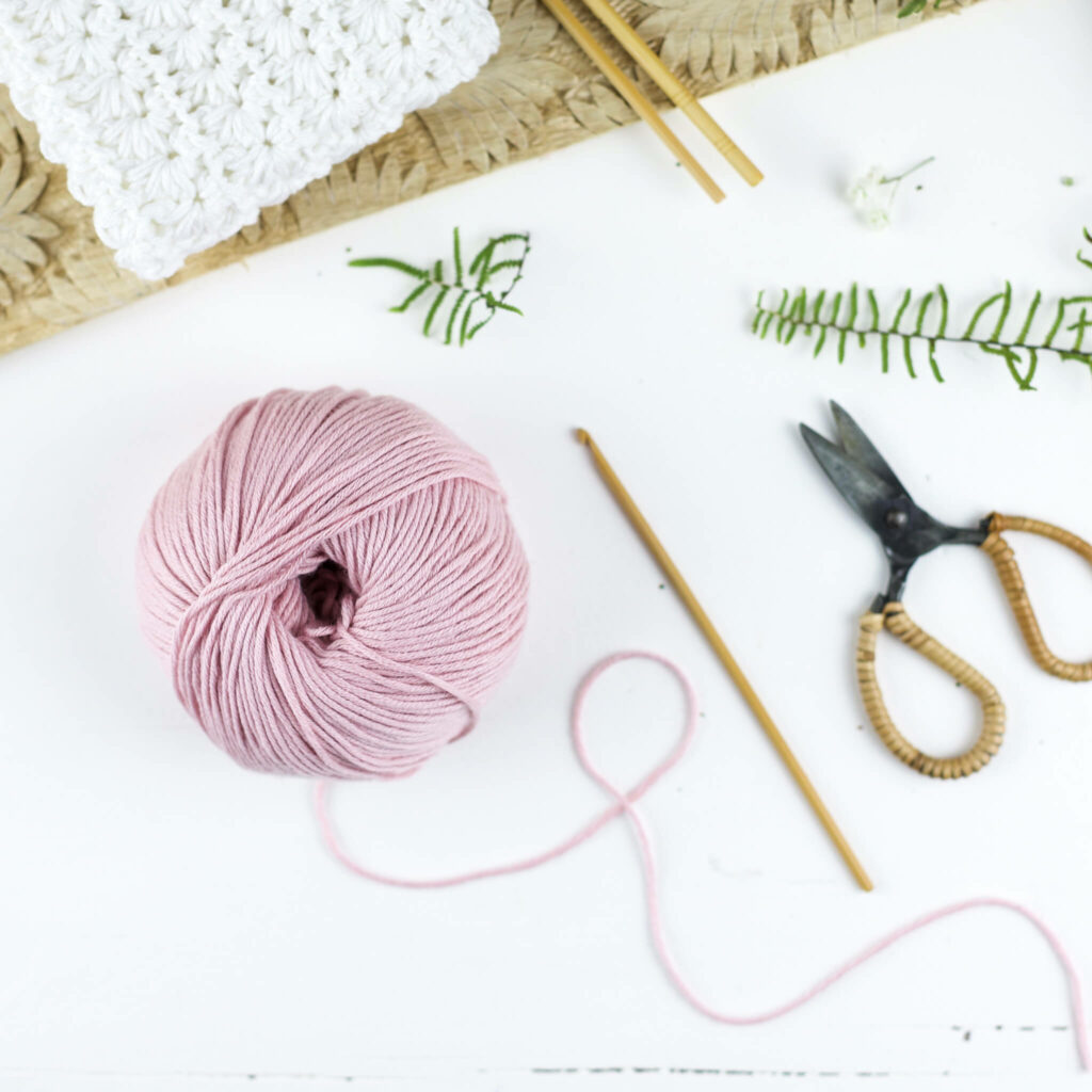 Material Sternchenmuster häkeln