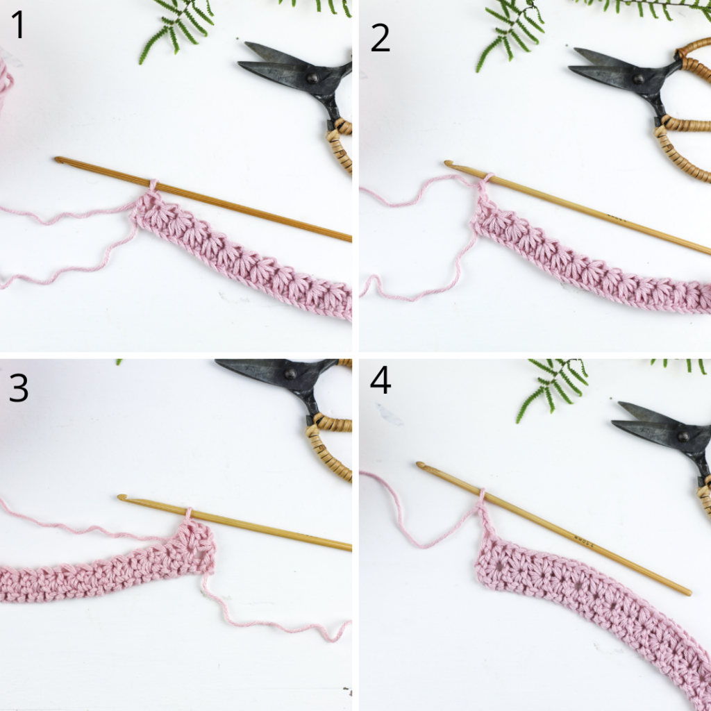 Sternchenmuster häkeln